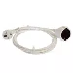 Schwabe Kunststoff-Verlängerung 10 m – 230 V / 16 A Schuko-Verlängerungskabel