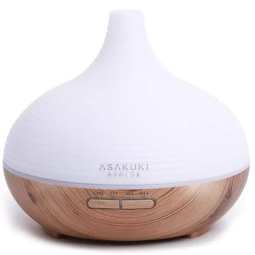 ASAKUKI Aroma Diffuser für Duftöle – Ultraschall Luftbefeuchter für Aromatherapie
