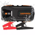 ASPERX Starthilfe Powerbank 3000A 12V für PKW, LKW, UTV und Motorrad mit LED Taschenlampe