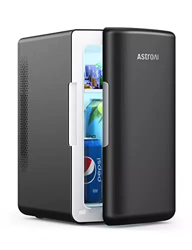 AstroAI Mini Kühlschrank 2 in 1 mit Kühl- und Heizfunktion für Auto und Büro
