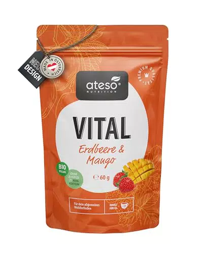 ATESO Detox Your Feelings - Premium Bio Früchtetee mit Erdbeer, Mango & Hibiskus