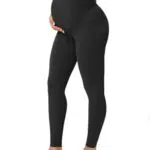 BAYDI Blickdichte Umstandsleggings High Waist für Schwangere Damen