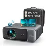 YABER 1080P Full HD Beamer mit WiFi6, Bluetooth und Autofokus für Heimkino