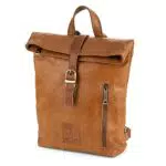 Berliner Bags Vintage Rucksack Seattle aus Leder, wasserdicht und rolltop