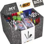 BIC Schreibwaren Set – Kugelschreiber, Textmarker, Marker und Korrekturroller