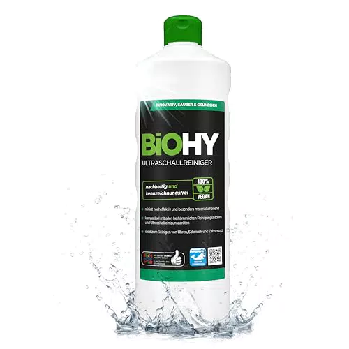 BiOHY Ultraschallreiniger - Intensivreinigung für Dentalprodukte, Schmuck und Münzen