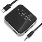 Bluetooth Audio Adapter 2 in 1, Empfänger Receiver 5.2 mit 3.5mm Kabel