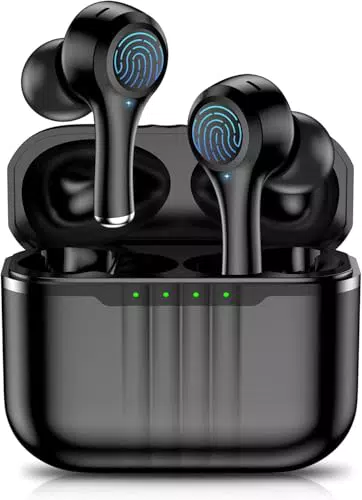Bluetooth Kopfhörer 5.3, Kabellose In-Ear Kopfhörer mit Hi-Fi Stereo und ENC Geräuschunterdrückung