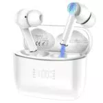 Bluetooth Kopfhörer mit 4 ENC Mikrophonen, kabellos, IP7 wasserdicht, 40 Std. Akku