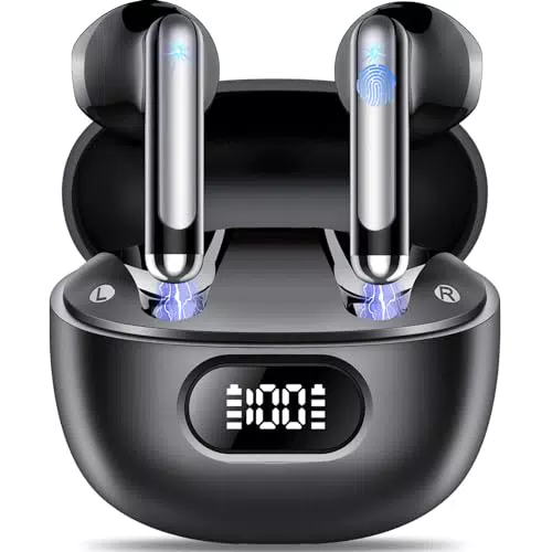 Tukio Bluetooth Kopfhörer mit 5.3, ENC Noise Cancelling, IPX7 wasserdicht