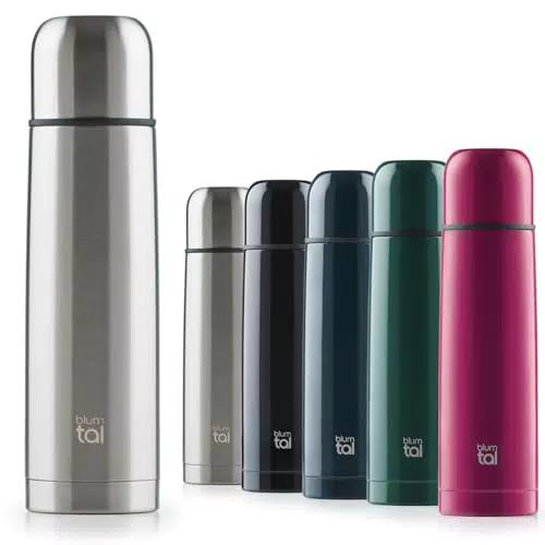 Blumtal® Thermosflasche - BPA-freie Isolierflasche für warme und kalte Getränke