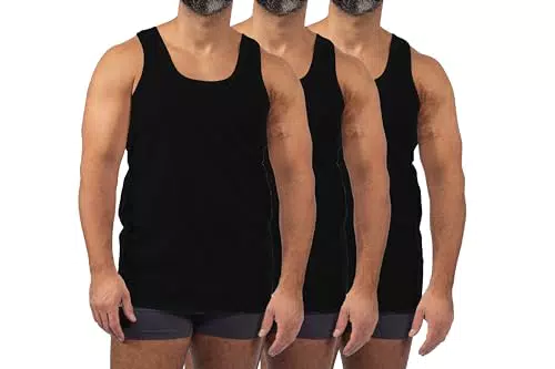 B&N GbR Feinripp Unterhemd Herren – Klassisches Tank Top aus 100% Baumwolle
