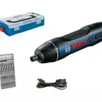 Bosch Professional Akkuschrauber GO mit USB-Ladekabel und L-BOXX Mini
