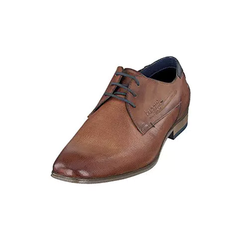Bugatti Derby Halbschuhe aus Leder mit Two-Tone-Finish