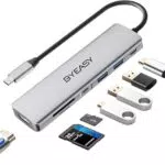 BYEASY USB C Hub 7 in 1 mit 4K HDMI, SD/TF Kartenleser und 100W Power Delivery