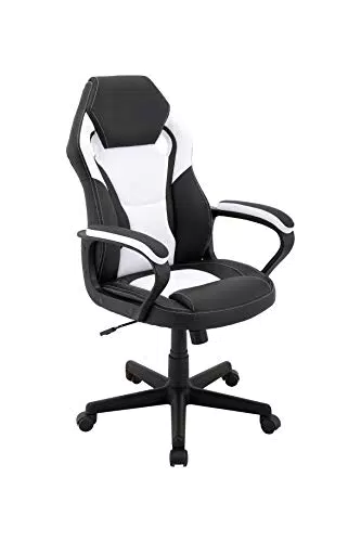 byLIVING Chefsessel Matteo - Gaming Chair mit gepolsterten Armlehnen und Sicherheitsrollen