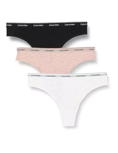Calvin Klein Damen Brazilian Slips mit Spitze