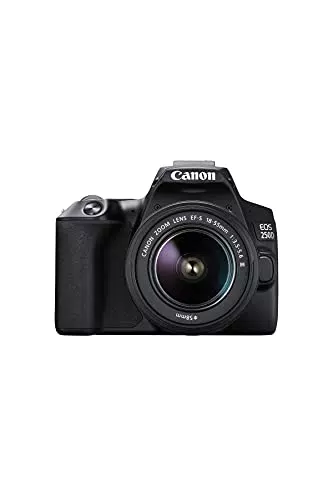 Canon EOS 250D Digitalkamera mit EF-S 18-55mm, 24,1 Megapixel, 4K, WLAN, Bluetooth