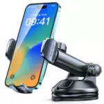 CIRYCASE Auto Handyhalterung, 360° drehbar mit starker Klebefläche und Ein-Knopf-Release