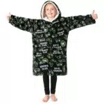 CityComfort Hoodie Decke Kinder Fleece Kapuzenpullover für Jungen