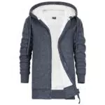 CityComfort Fleecejacke Mädchen mit Kapuze und Zipper für 5-15 Jahre