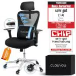 CLOUVOU CleverSeat Ergonomischer Bürostuhl – Individuell einstellbar für Home Office