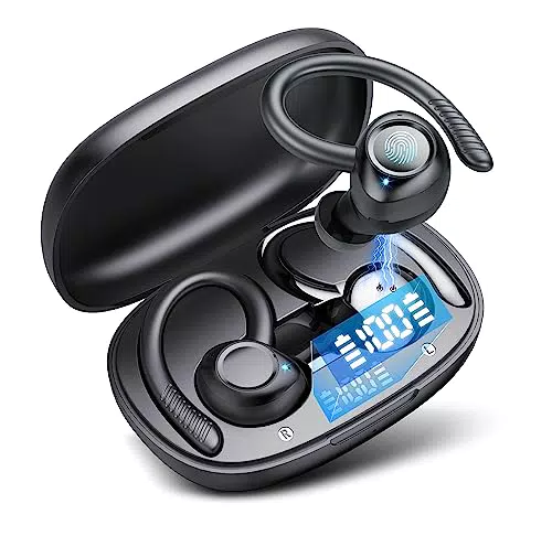 coioc Bluetooth Kopfhörer Sport, kabellos, IPX7 wasserdicht, 50 Std Spielzeit