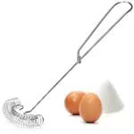 COM-FOUR® Spiralschneebesen Edelstahl 304 rostfrei – Spülmaschinengeeignet Quirl