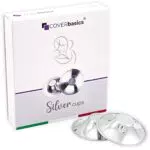 COVERbasics Silberhütchen – Stillhütchen aus Silber für empfindliche Brustwarzen