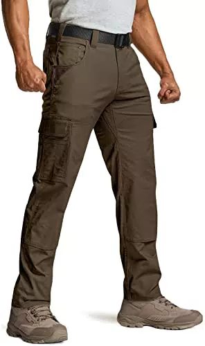 CQR Ripstop Herren-Arbeitshose wasserabweisend, taktische Cargohose EDC Twp700