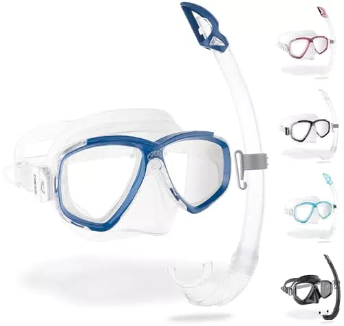 Cressi Perla Schnorchelset für Erwachsene – Maske und Schnorchel