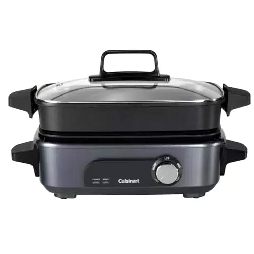 Cuisinart Multikocher 5 in 1 – Grillen, Dämpfen, Simmern und Anbraten