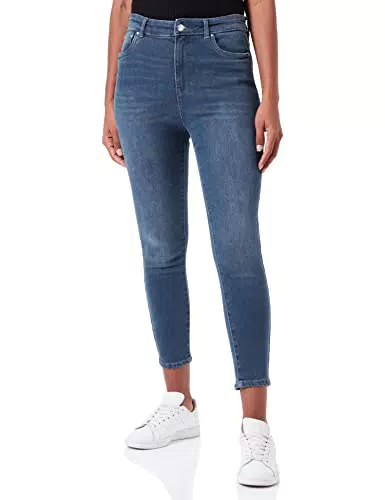 ONLY Skinny Fit Ankle Jeans - ONLMILA Cropped Röhrenjeans aus Stretch Denim