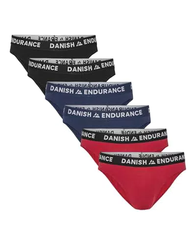 DANISH ENDURANCE Herren Bambus Slips – Klassische Unterwäsche mit Stretch
