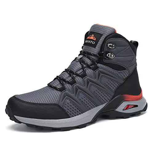 DANNTO Herren Winterschuhe Wasserdicht Gefütterte Wanderschuhe für Outdoor-Aktivitäten