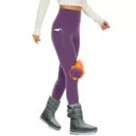 DDOBB Sport Leggings Damen Mit DREI Taschen Bauchweg Leggins Wasserdicht Sporthose High Waist Blickdichte Lang Po Push Up Yoga Hosen