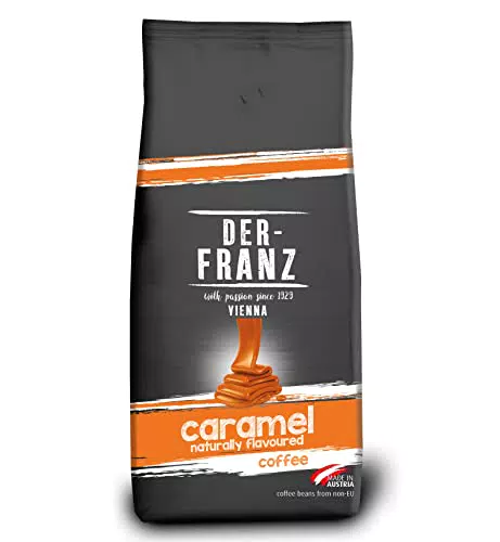 Der Franz Kaffee mit Karamell-Aroma, Intensität 3/5, Arabica und Robusta