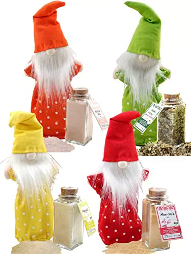 direct&friendly Wichtel Salz Geschenk Set mit Bio Salzmischungen