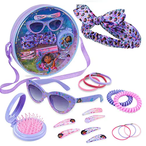 Disney Handtasche Mädchen mit Haarreif und Sonnenbrille – Schultertasche Set