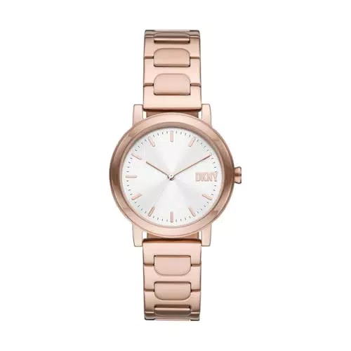 DKNY Damenuhr Soho D mit Dreizeiger Uhrwerk und Edelstahlarmband