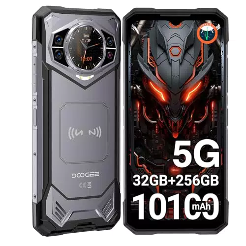 DOOGEE S200 Outdoor Smartphone 5G, 32GB RAM, 256GB ROM, 100MP Kamera, IP68/IP69K