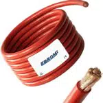EBROM Batteriekabel H07V-K 16 mm² - 99,9% OFC Kupfer, 3 Meter Länge