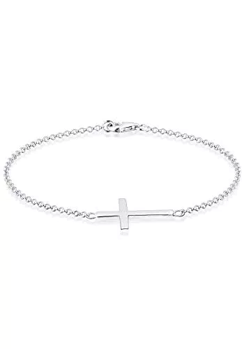 Elli Armband Damen Kreuz Glaube aus 925 Sterling Silber