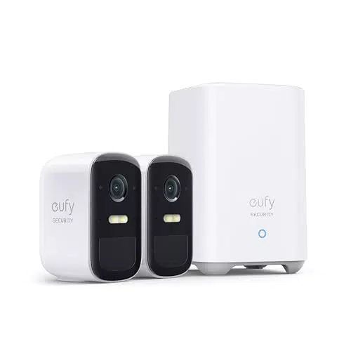 eufy Security eufyCam 2C Pro Überwachungskamera 2K mit 180 Tagen Akku und IP67