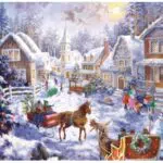 Evolyline Weihnachts-Puzzle 70x50 cm für Erwachsene und Kinder ab 14 Jahren