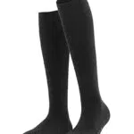 FALKE Damen Kniestrümpfe Softmerino Wolle Baumwolle lang einfarbig