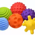 FANCY Baby Sensorik Bälle - Greifball für Babys, motorisches Spielzeug für die Sinne