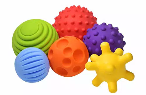 FANCY Baby Sensorik Bälle - Greifball für Babys, motorisches Spielzeug für die Sinne