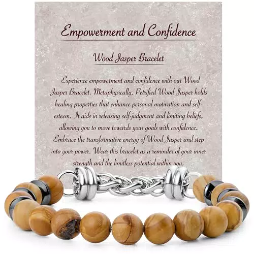 Farfume Kristall Naturstein Armband für Männer – Geschenkideen für Väter und Söhne