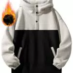 FemiChic Herren Hoodie Kapuzenpullover Fleece Sweatshirt Langarm Classic